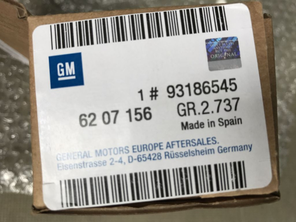 93186545 6207156 GM Opel Drive Lighting regulation Signum Vectra-C NEW