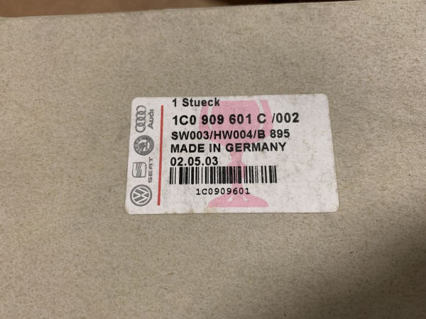 1C0909601C Airbagsteuergerät Skoda Fabia 2000-2004 NEU
