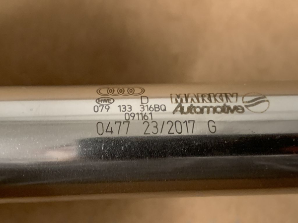 079133316BQ original Audi fuel distributor A6 RS6 RS7 NEW