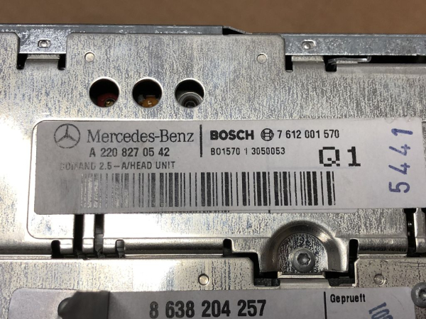 A2208270542 Command station Command Mercedes C215 W220 V220 NEW USA model