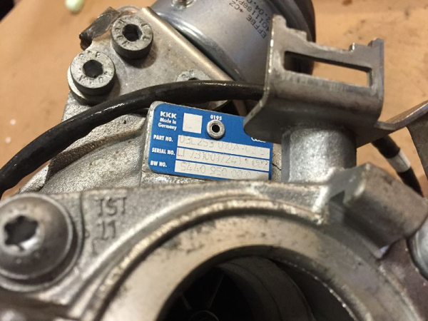 03L253010A turbocharger original VW / AUDI 2.0 TDI